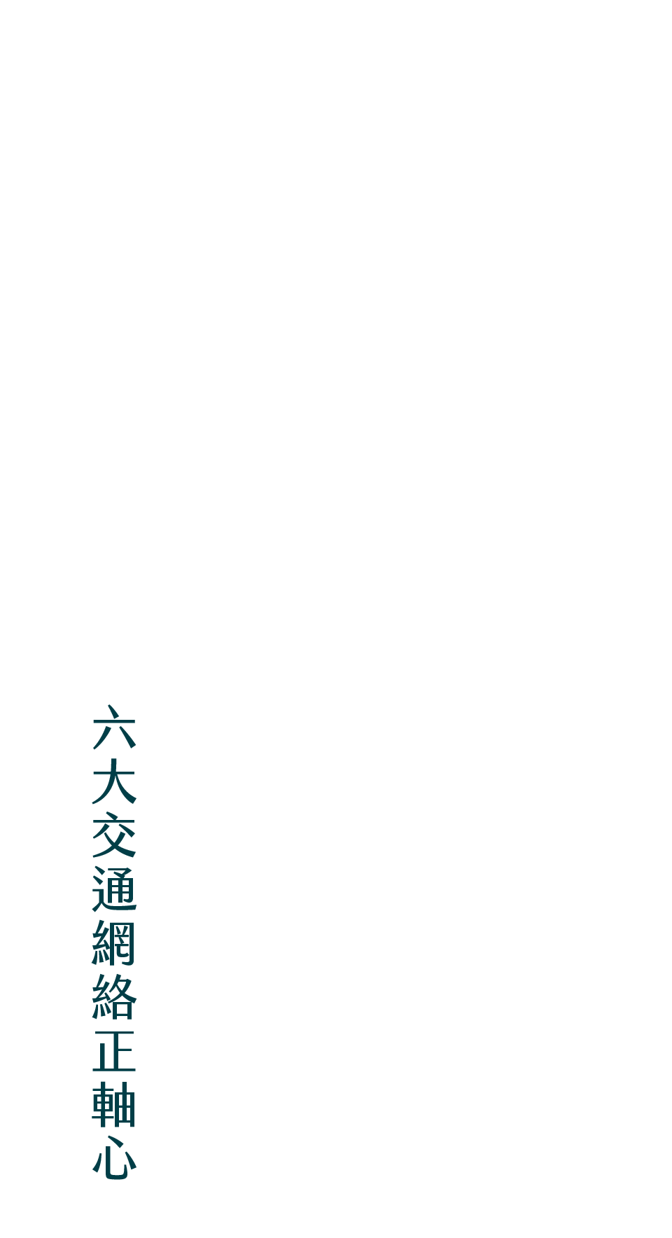 六大交通網絡正軸心
